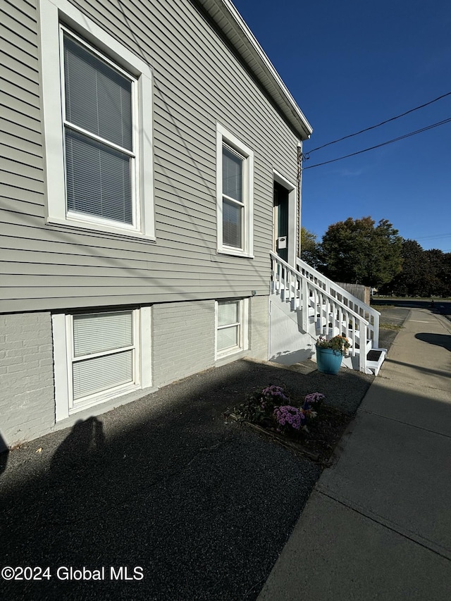 view of side of home