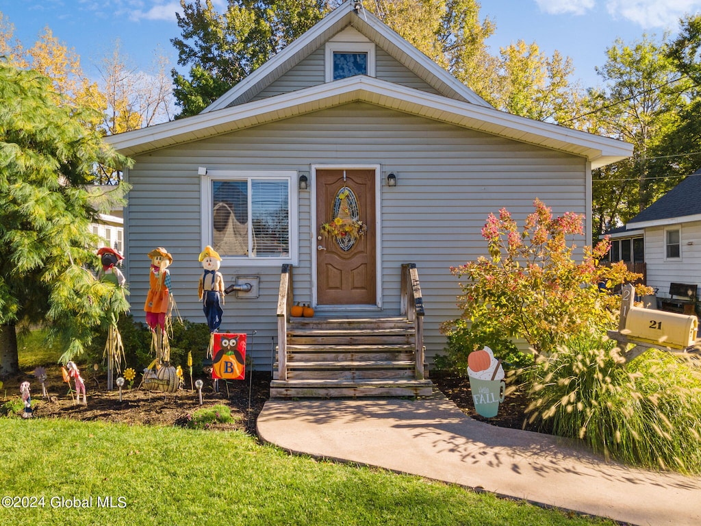 view of bungalow-style house