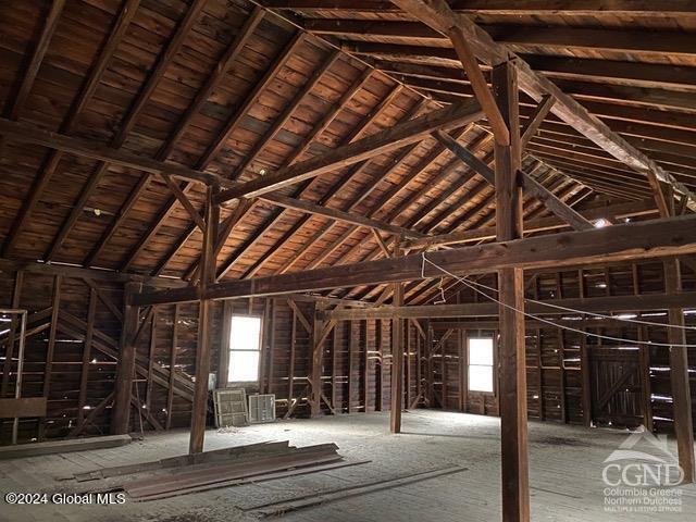 view of attic