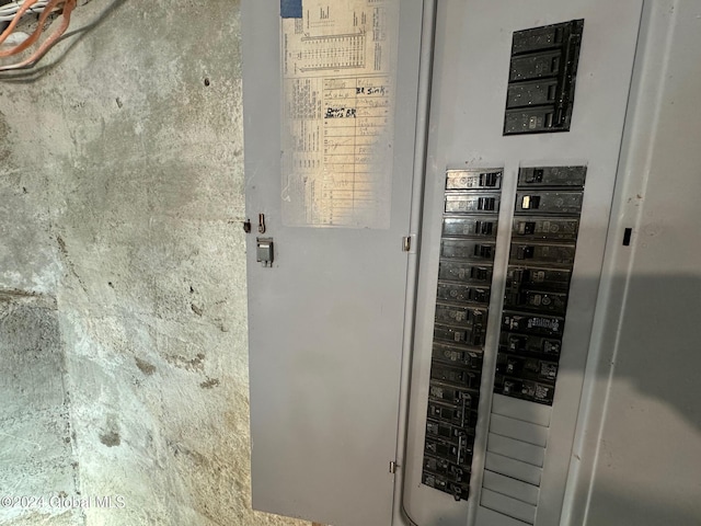 utility room with electric panel