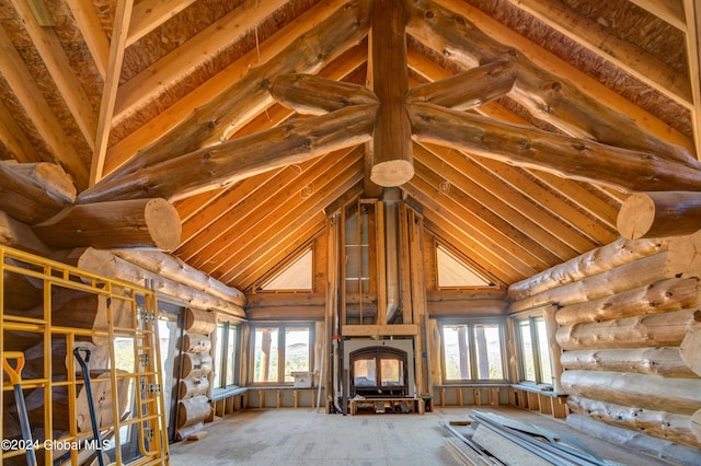 attic with a wealth of natural light