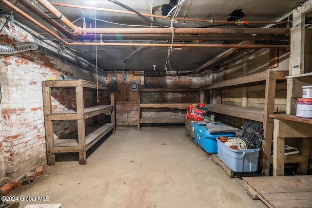 view of storage area