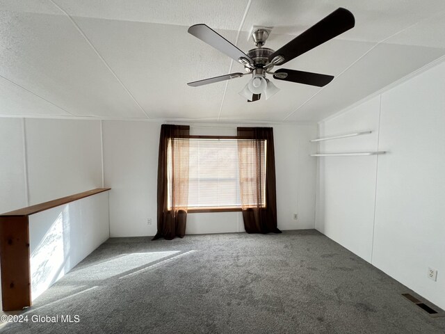 66 Plains Rd, Jackson, NY 12816 - unfurnished bedroom featuring ceiling fan, carpet flooring, and visible vents