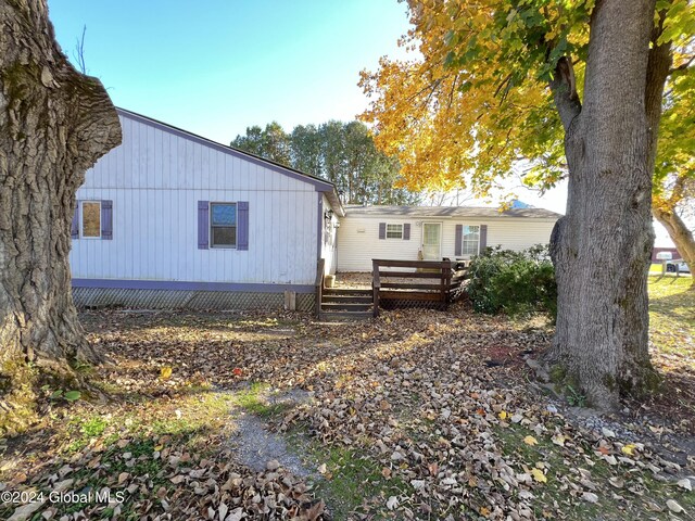 66 Plains Rd, Jackson, NY 12816 - back of house featuring a wooden deck