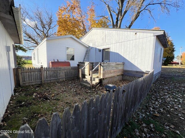 66 Plains Rd, Jackson, NY 12816 - back of house featuring fence