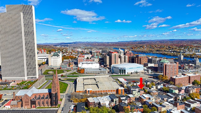 city view featuring a water view