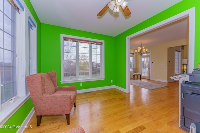 5 Teasdale Ct, Colonie, NY 12189 - sitting room featuring light wood-style floors, baseboards, plenty of natural light, and visible vents