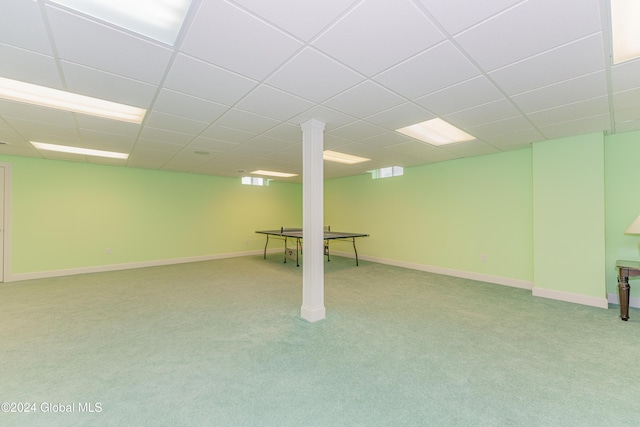 5 Teasdale Ct, Colonie, NY 12189 - basement with baseboards and carpet flooring