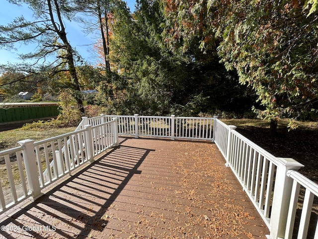 view of deck