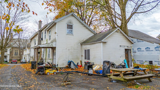 view of back of property