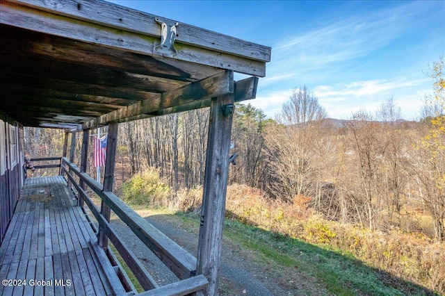 view of deck