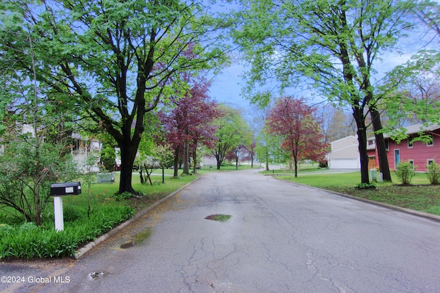 view of road