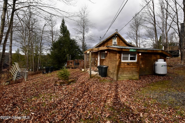 2 Mountain St, Greenfield, NY 12850 - view of home's exterior featuring an outdoor structure