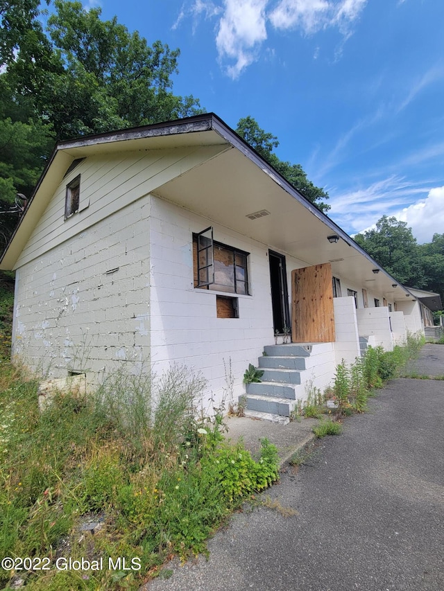 view of bungalow-style home