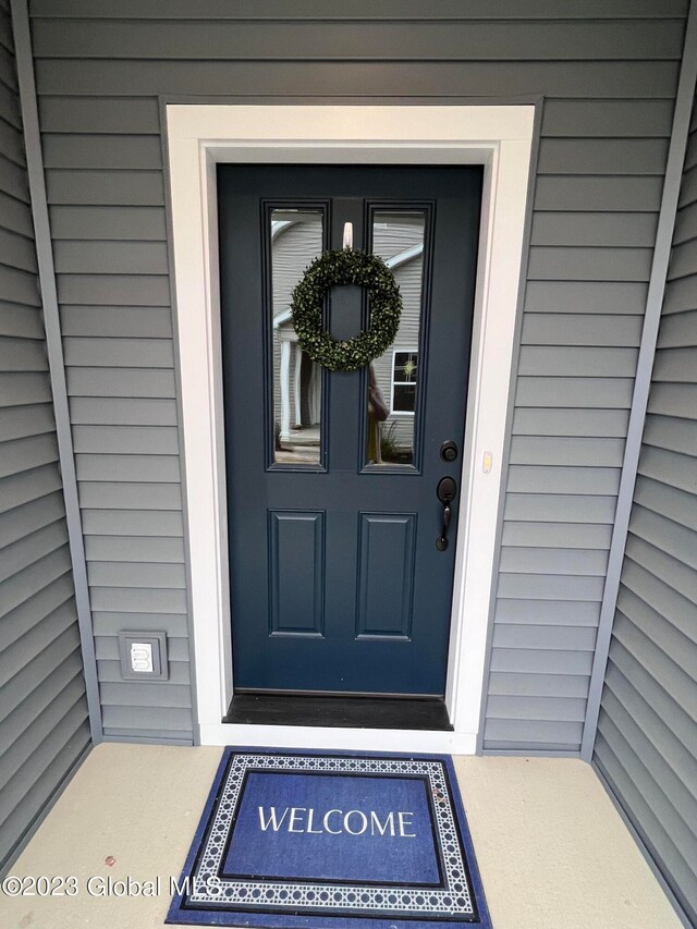 view of entrance to property