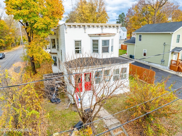 view of rear view of property