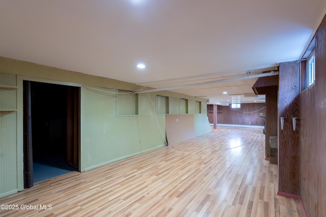 1258 Hawthorn Rd, Niskayuna, NY 12309 - empty room with wood finished floors and wallpapered walls