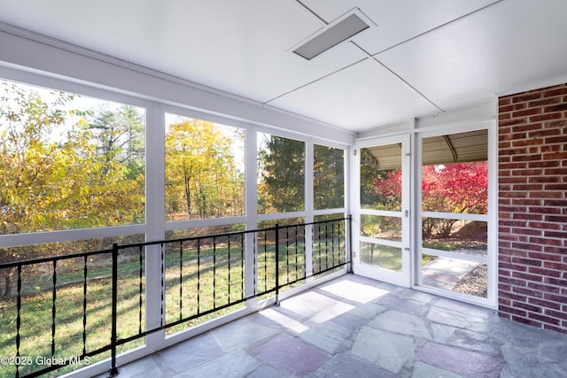 1258 Hawthorn Rd, Niskayuna, NY 12309 - view of unfurnished sunroom
