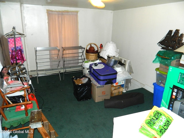 view of storage room