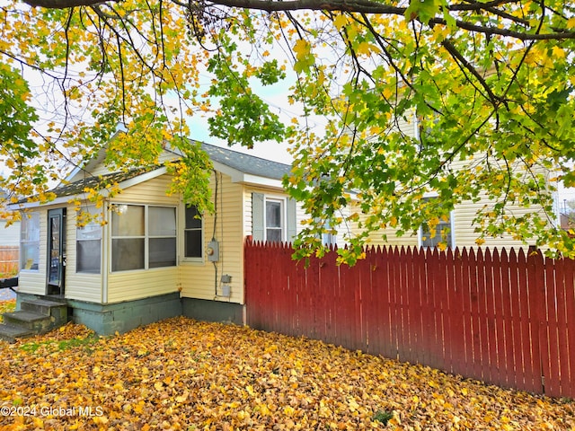 view of property exterior