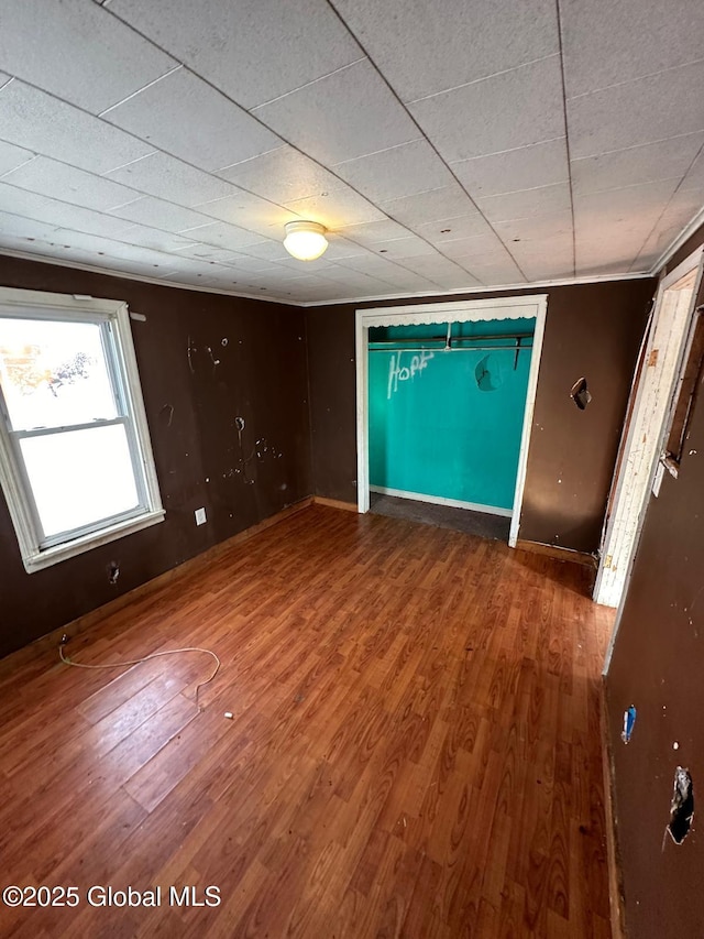 interior space with wood-type flooring