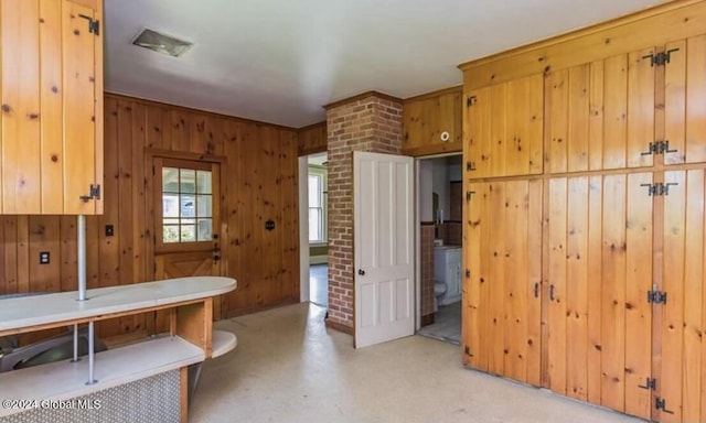 75 E Main St, Johnstown, NY 12095 - bathroom with wood walls