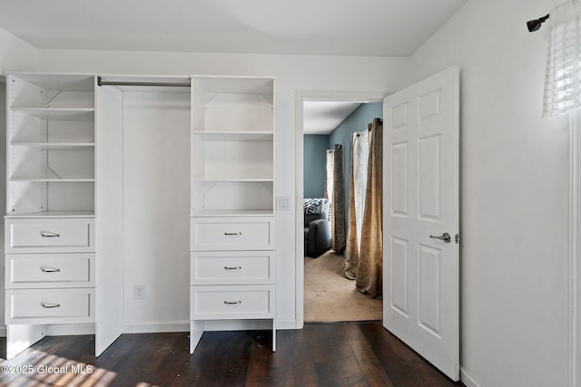 view of closet