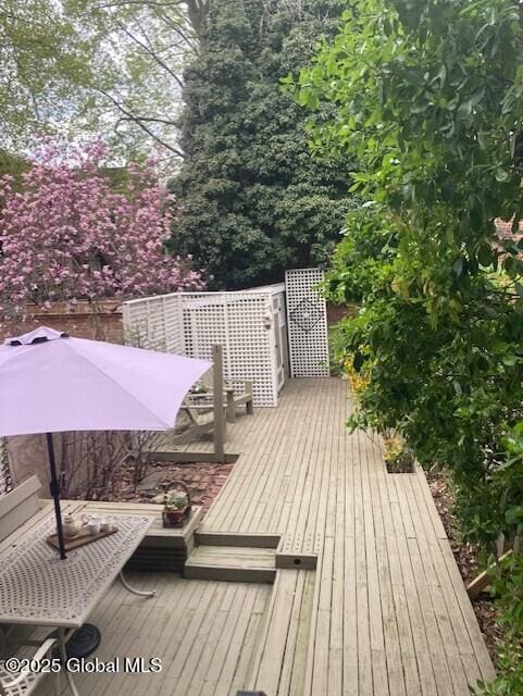 49A Dove St, Albany, NY 12210 - view of deck