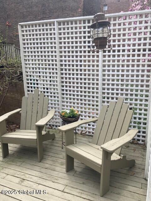 49A Dove St, Albany, NY 12210 - view of wooden terrace