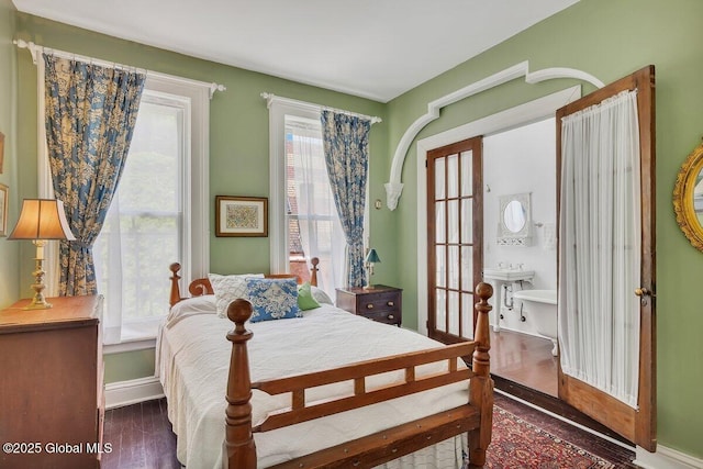 49A Dove St, Albany, NY 12210 - bedroom with wood finished floors and baseboards
