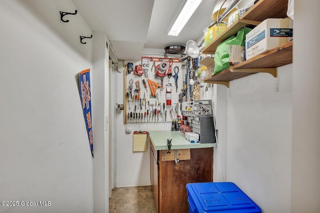 49A Dove St, Albany, NY 12210 - bathroom with a workshop area and baseboards