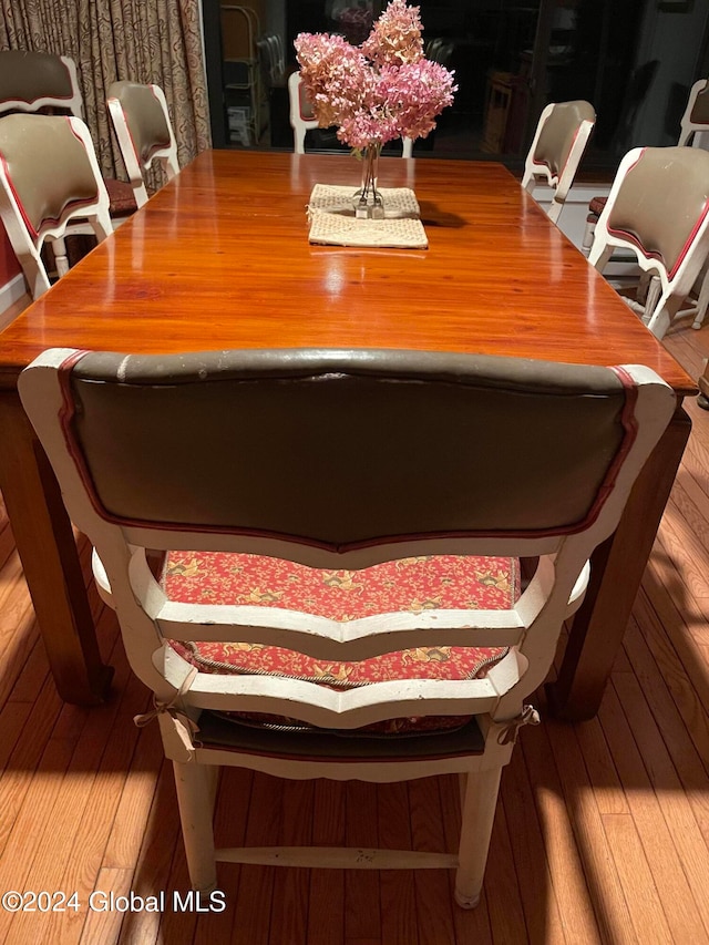 dining room featuring hardwood / wood-style floors