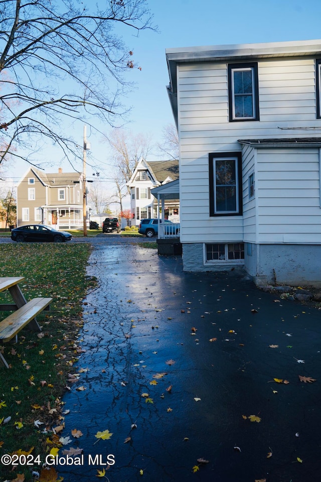 view of side of property