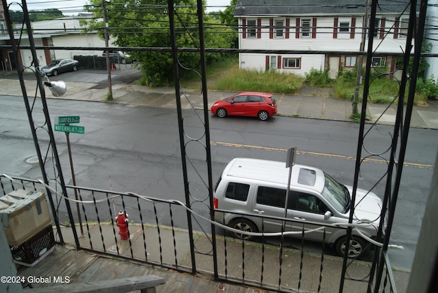 view of parking / parking lot