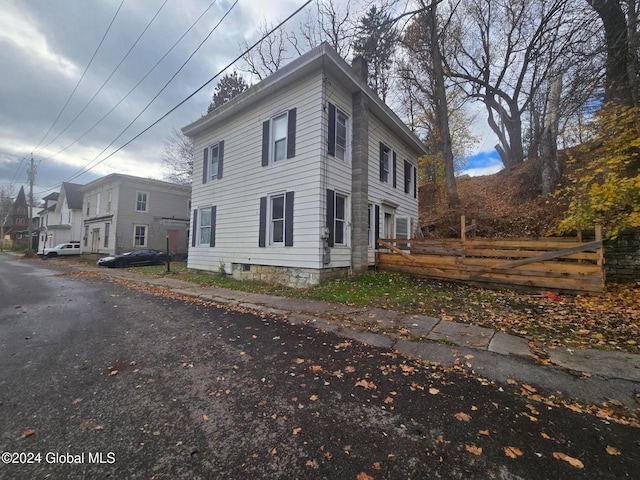 view of property exterior