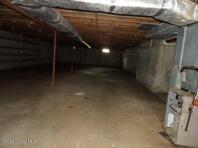 view of basement