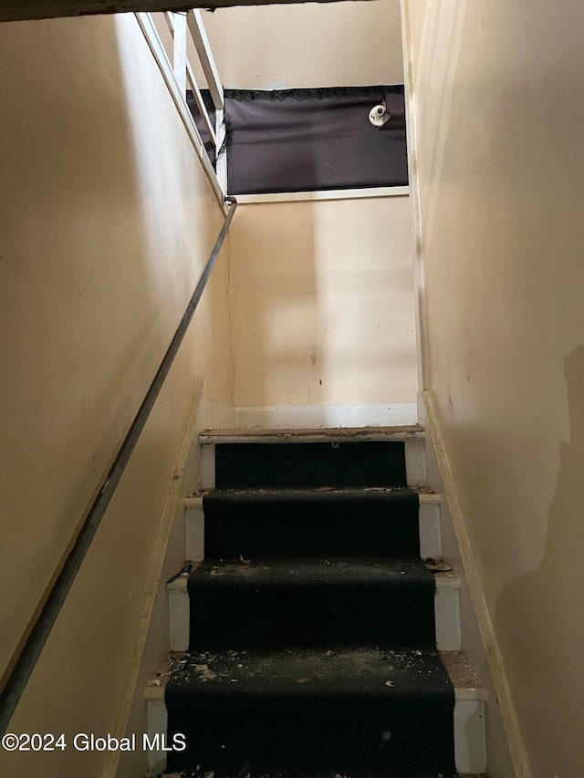 view of stairs