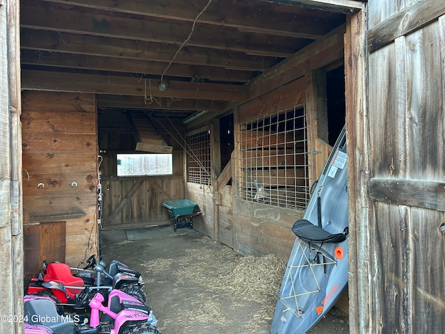 view of stable