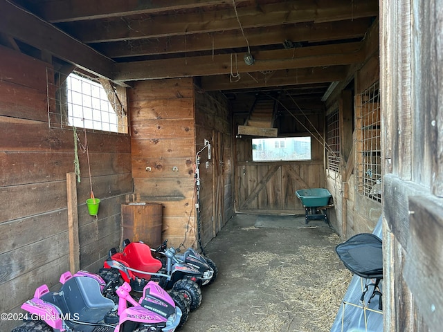 view of stable