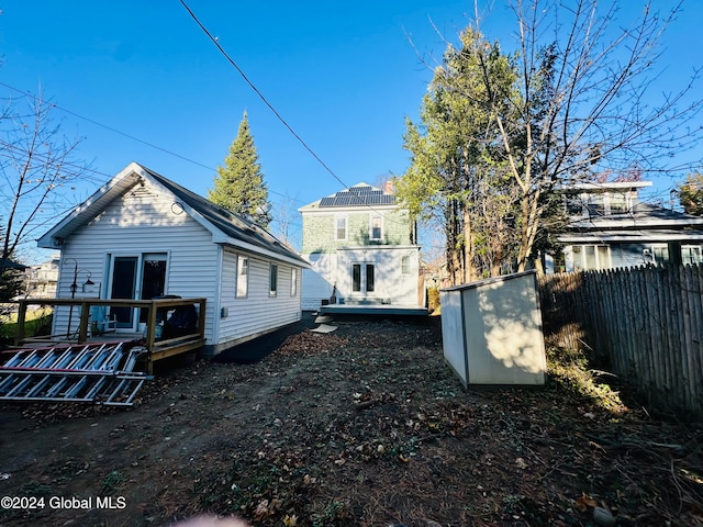 view of back of property