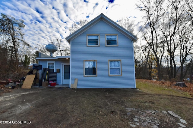 view of rear view of house