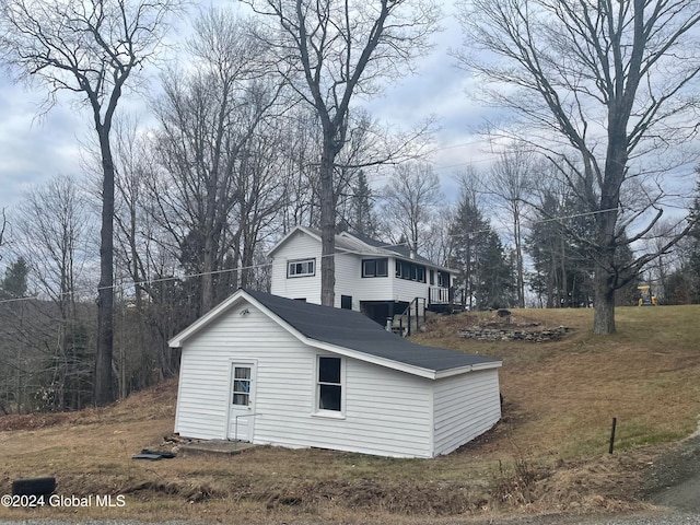 view of side of home