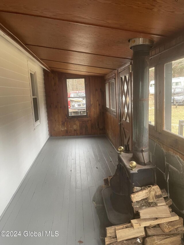 261 Fox Hill Rd, Edinburg, NY 12134 - unfurnished sunroom featuring plenty of natural light