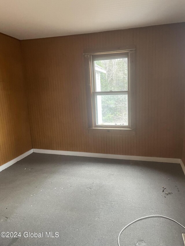 261 Fox Hill Rd, Edinburg, NY 12134 - spare room with wood walls and baseboards