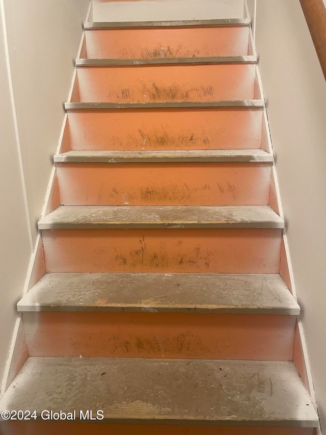 view of stairs