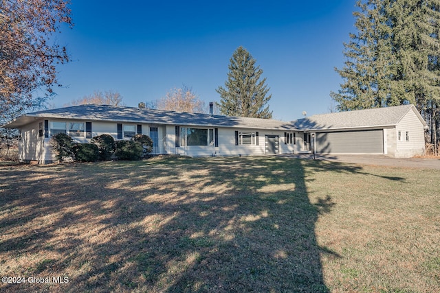 2985 State Highway 67, Fort Johnson, NY 12070 - ranch-style house with a front lawn and a garage