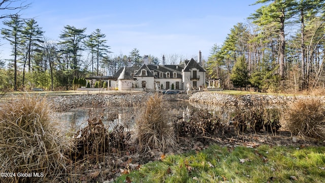 view of rear view of property