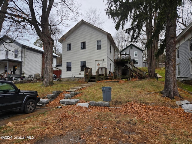 view of back of property