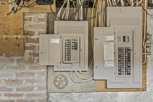 utility room with electric panel