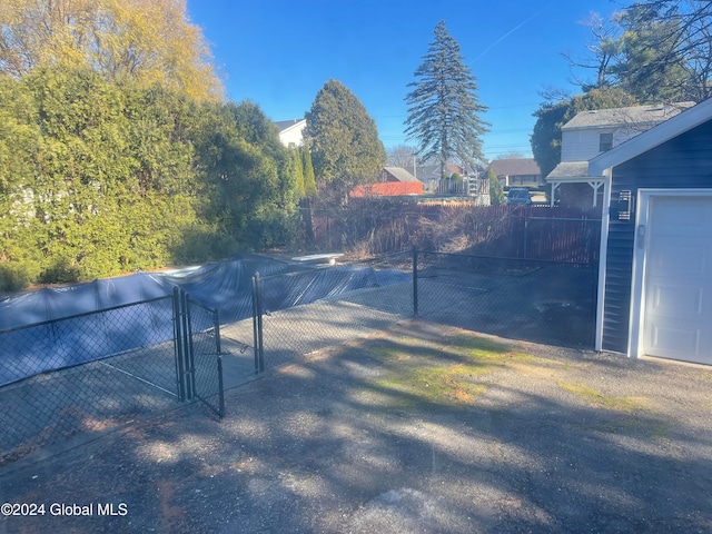 view of tennis court